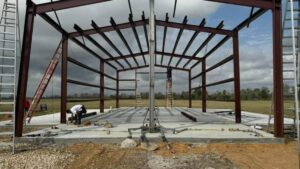 Build a Steel Building on Uneven or Sloped Land